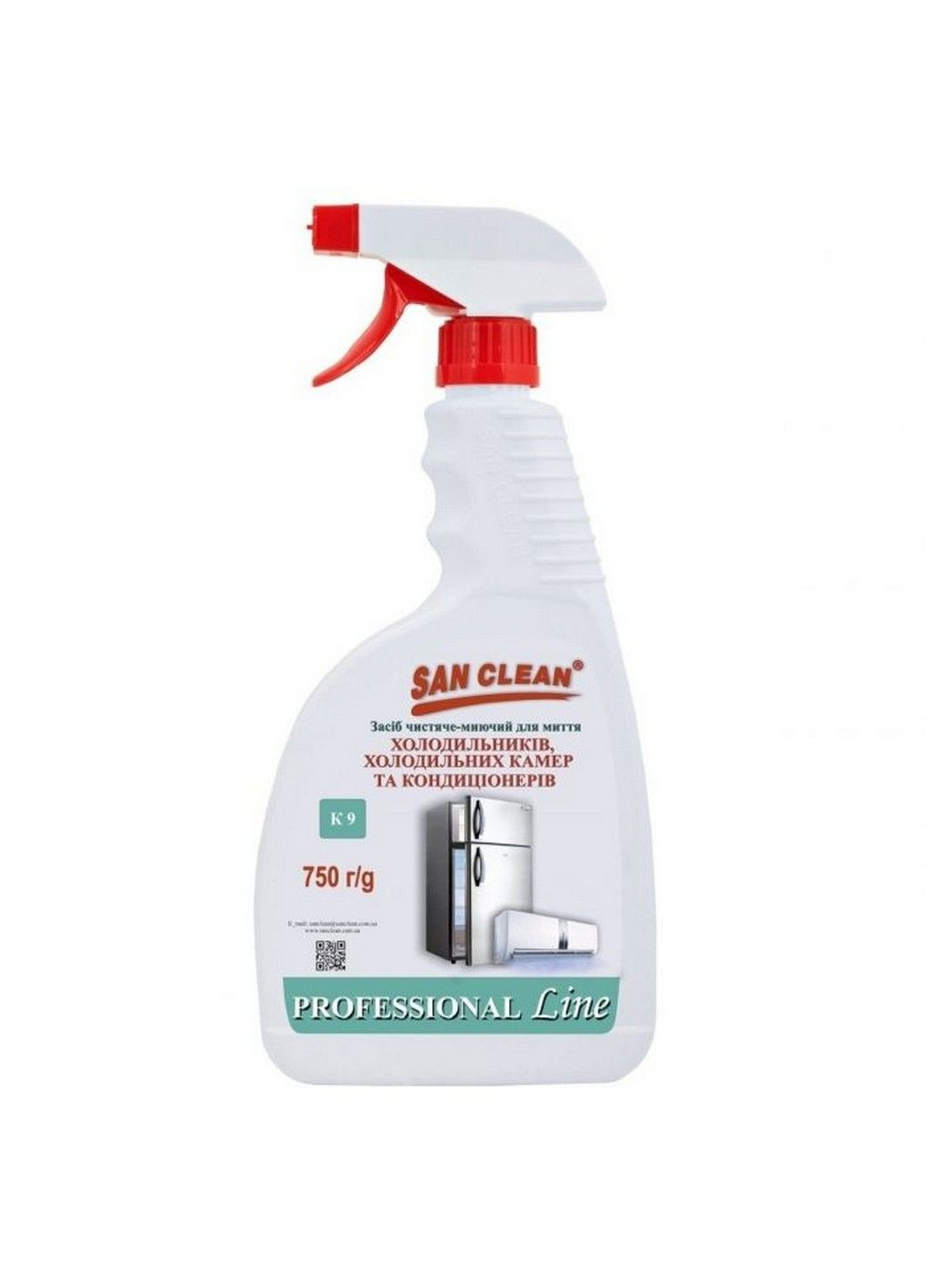 Средство чистящее Prof Line для мытья холодильников и кондиционеров 750 мл San Clean (278048930)