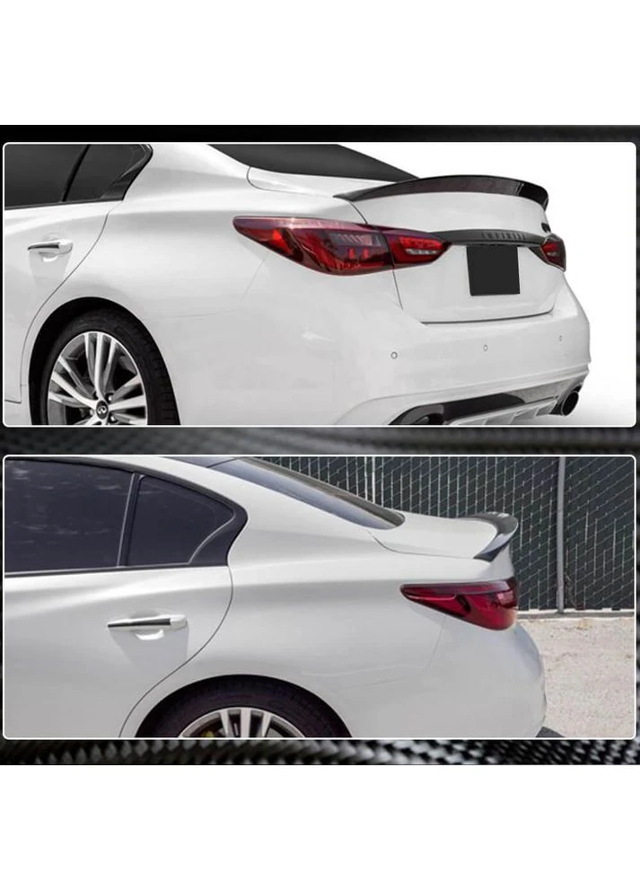 Спойлер V7 (для Q50, Карбон) для Q50/Q60 2013-2024 гг INFINITI (390771879)