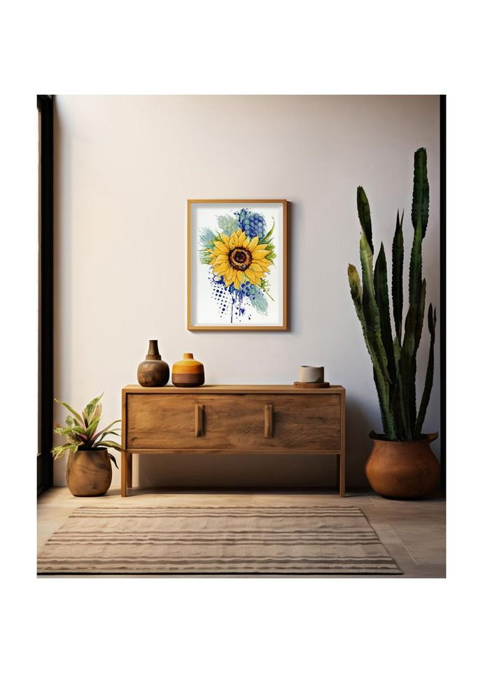 Набор для вышивки крестиком "Цвет Солнца" AH-182 41х21 см No Brand (330605435)