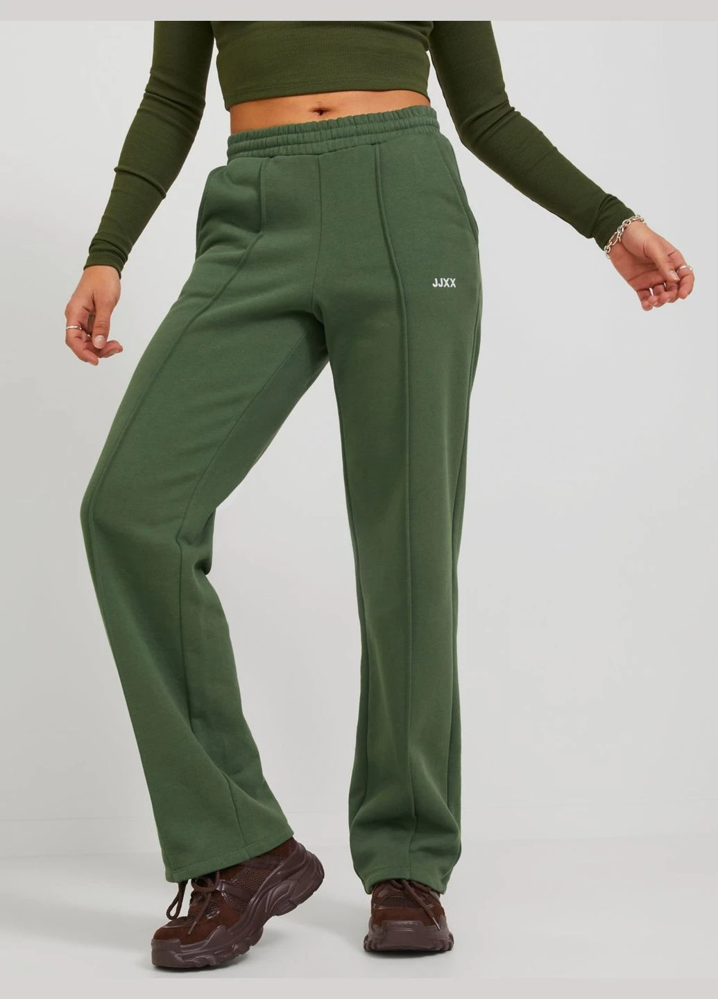 Штаны демисезон,зеленый,JJXX Jack & Jones (276903406)