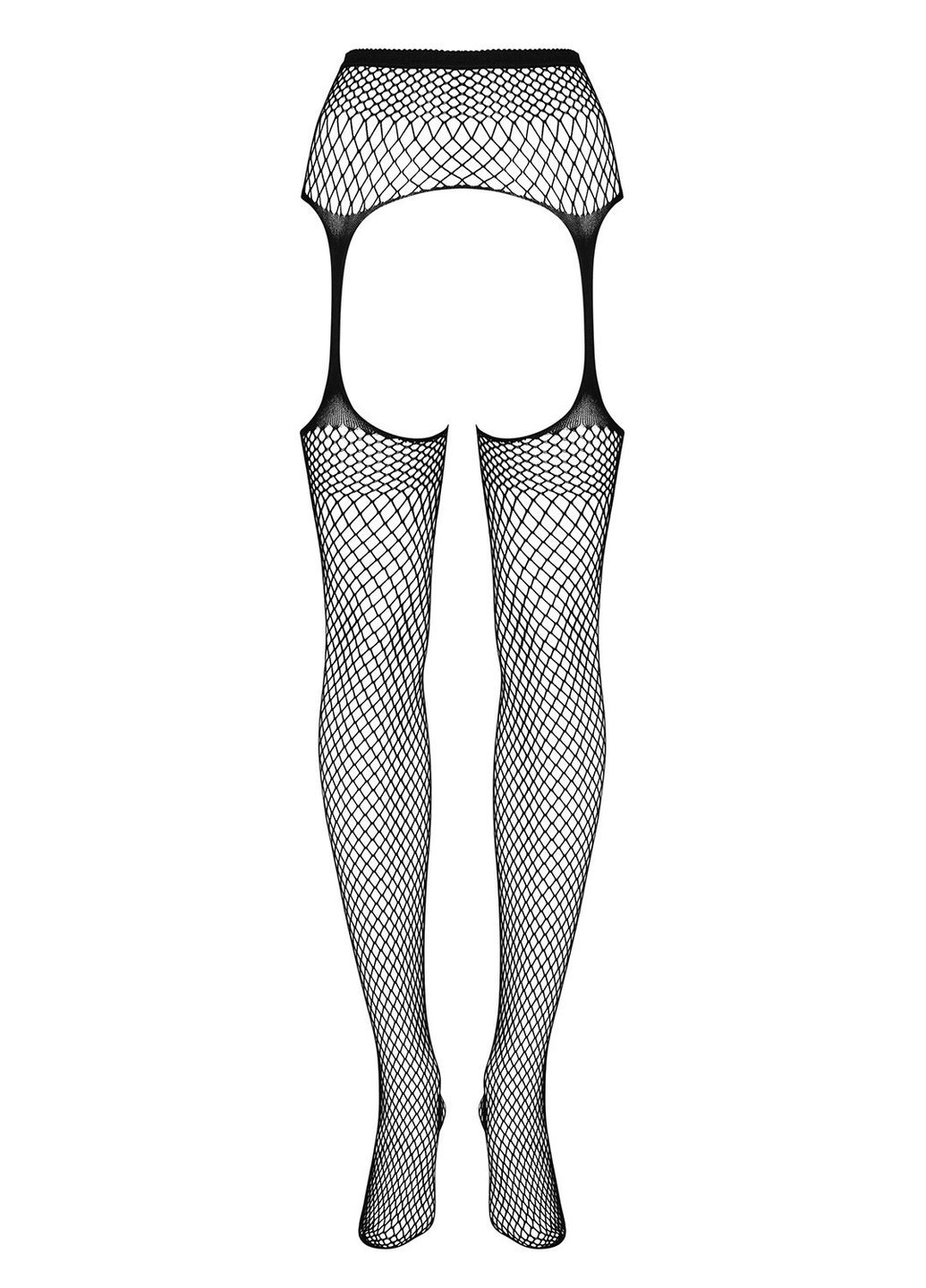 Чулки в сетку с поясом S815 Obsessive (351583415)