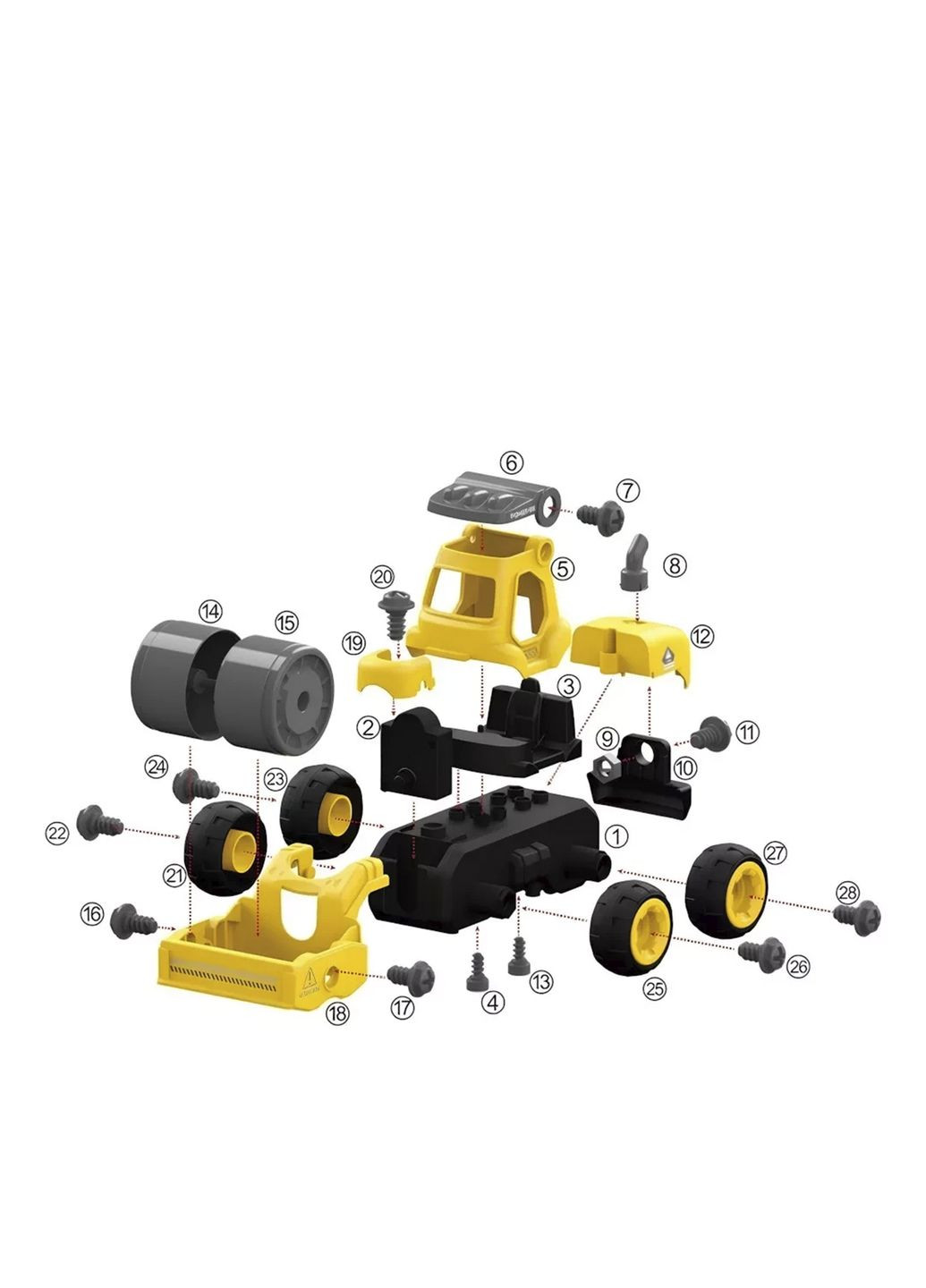 Конструктор Каток колір різнокольоровий ЦБ-00281569 DIY SPATIAL CREATIVITY (339767475)