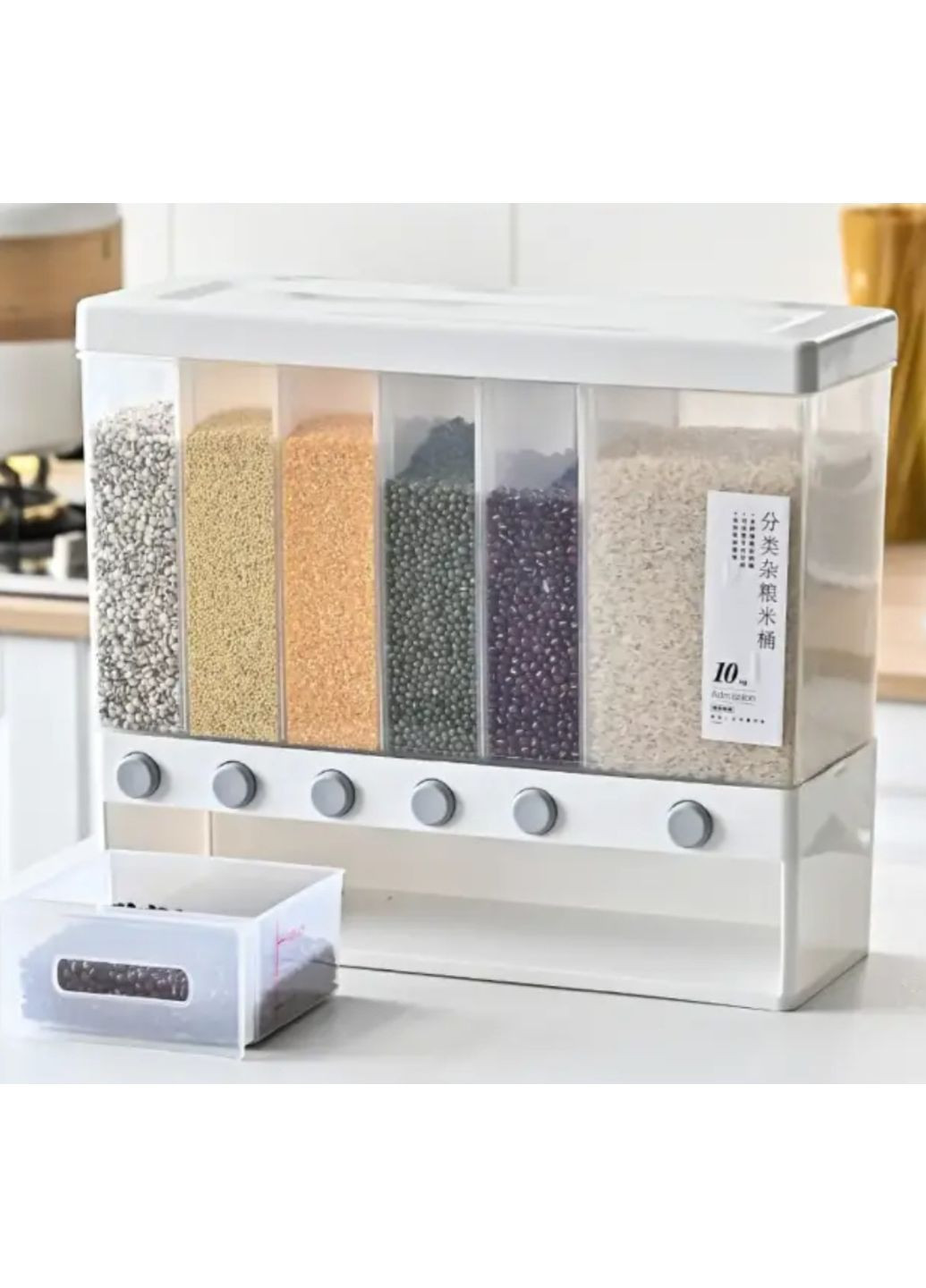 Органайзер на 6 секцій для сипучих продуктів No Brand (362445867)