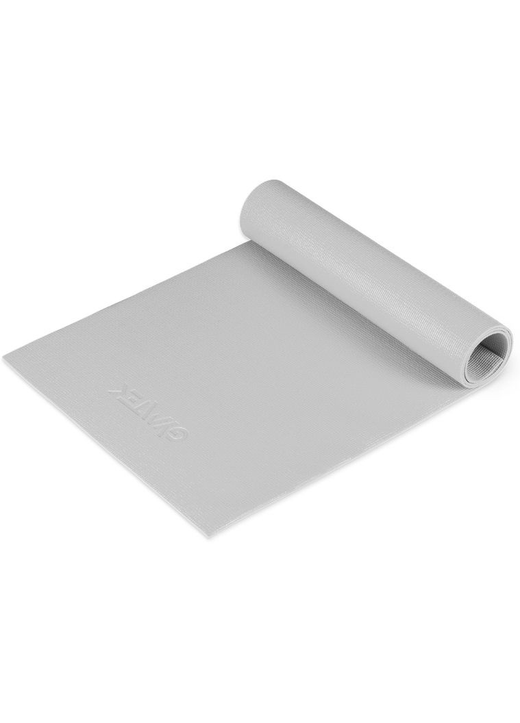Коврик (мат) для фитнеса и йоги 0,5см серый Gymtek (361952343)