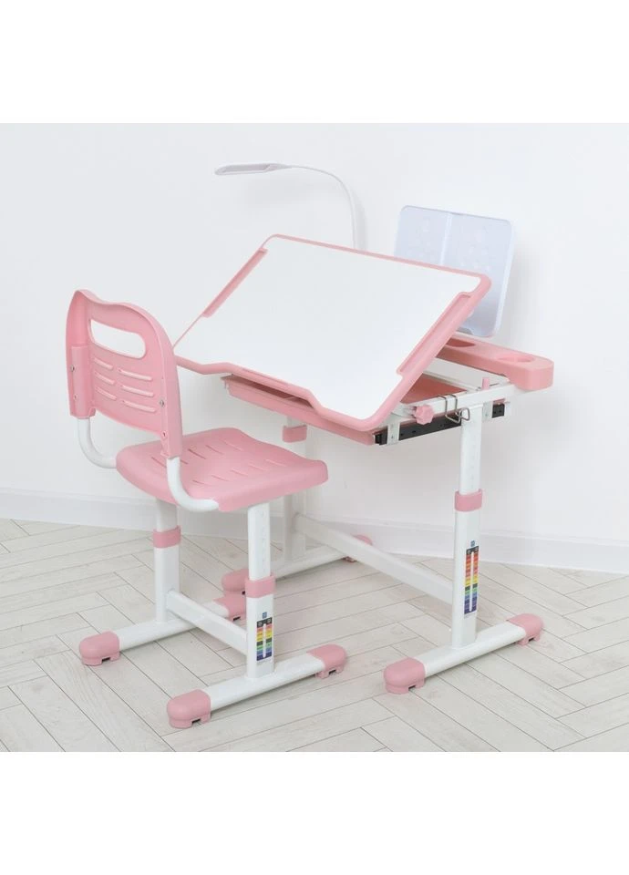 Детская Парта M 5068-8-2 Со Стульцем,, Подставка Для Книги Seli No Brand (393178076)