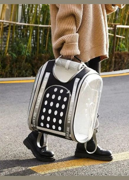 Сумка-рюкзак переноска Baolujie для домашних животных (кошок, собак, кроликов) (код: IBA019B) Fat Cat (325449334)