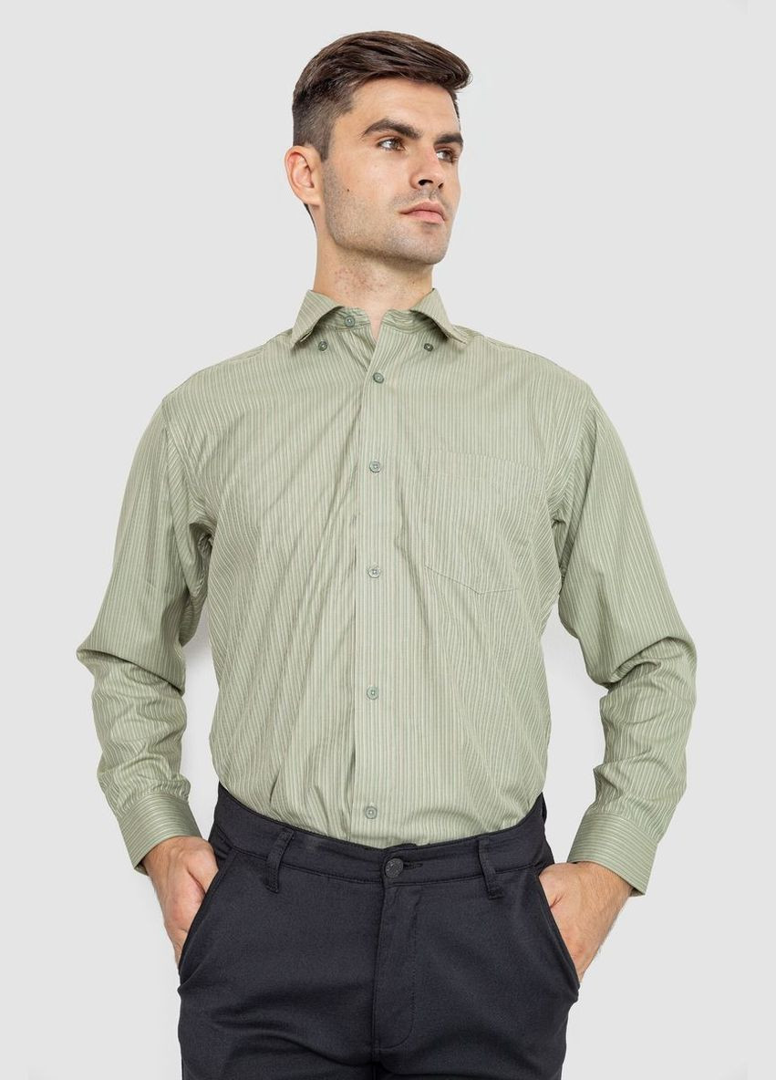 Оливковая рубашка Ager