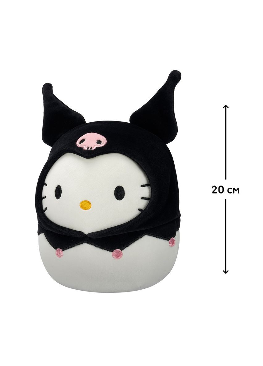 М'яка іграшка Хелоу Кітті в образі Куромі (20 cm) Squishmallows (308796234)