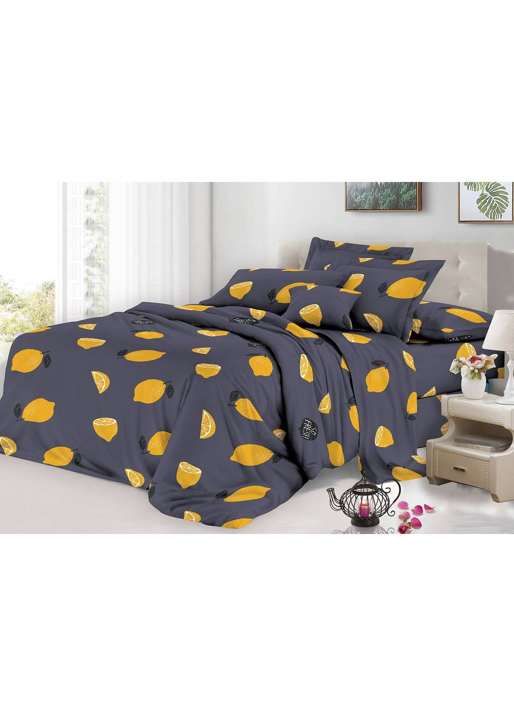 Полуспальный комплект постельного белья 150х220 см (BP1.5-340) Vital-Textile Бязь 3D Premium (360392616)