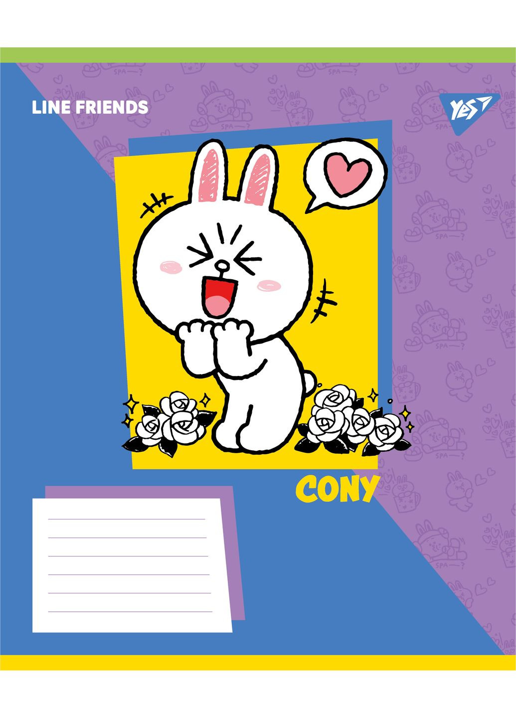 Набір зошитів шкільних А5/12 клітинка Line Friends Funny 25 шт (767638) Yes (352167494)