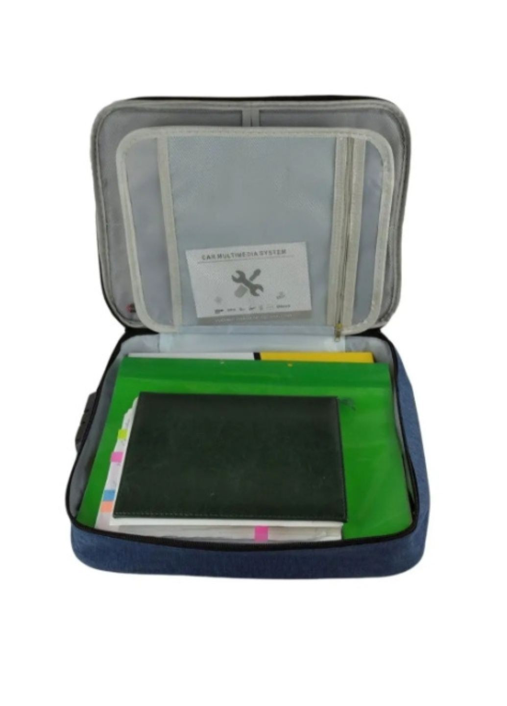 Органайзер для зберігання та перевезення документів Синій (ОДД-12-65) No Brand (371809832)