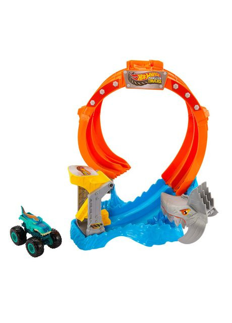 Игровой набор Monster Trucks Монстро-атака акулы (JFR08) Hot Wheels (370778215)
