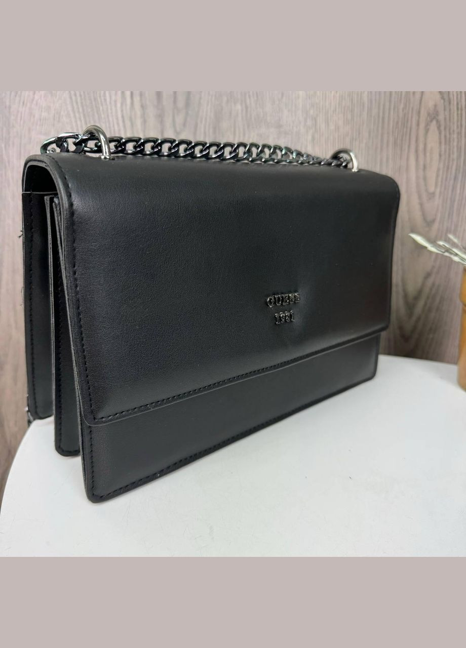 Стильна міні сумочка клатч на плече з екошкіри з чорним ланцюжком (sku_1480) No Brand (330575795)