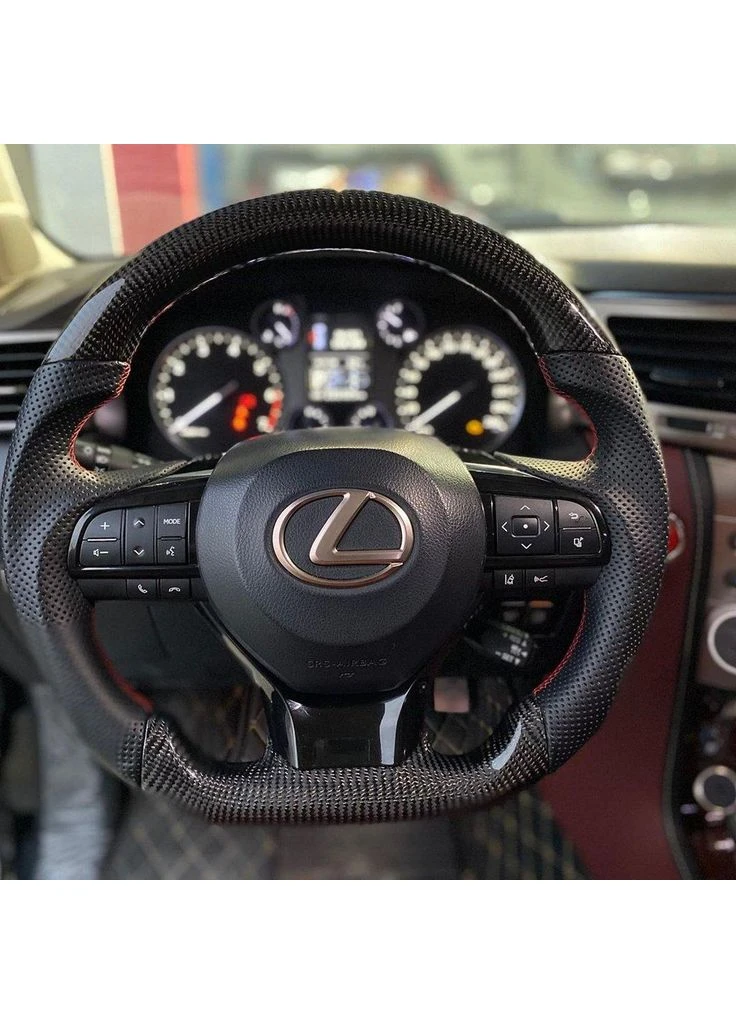 Руль в сборе анатомический (карбон) для LX570/450d 2008-2022 гг Lexus (392215675)
