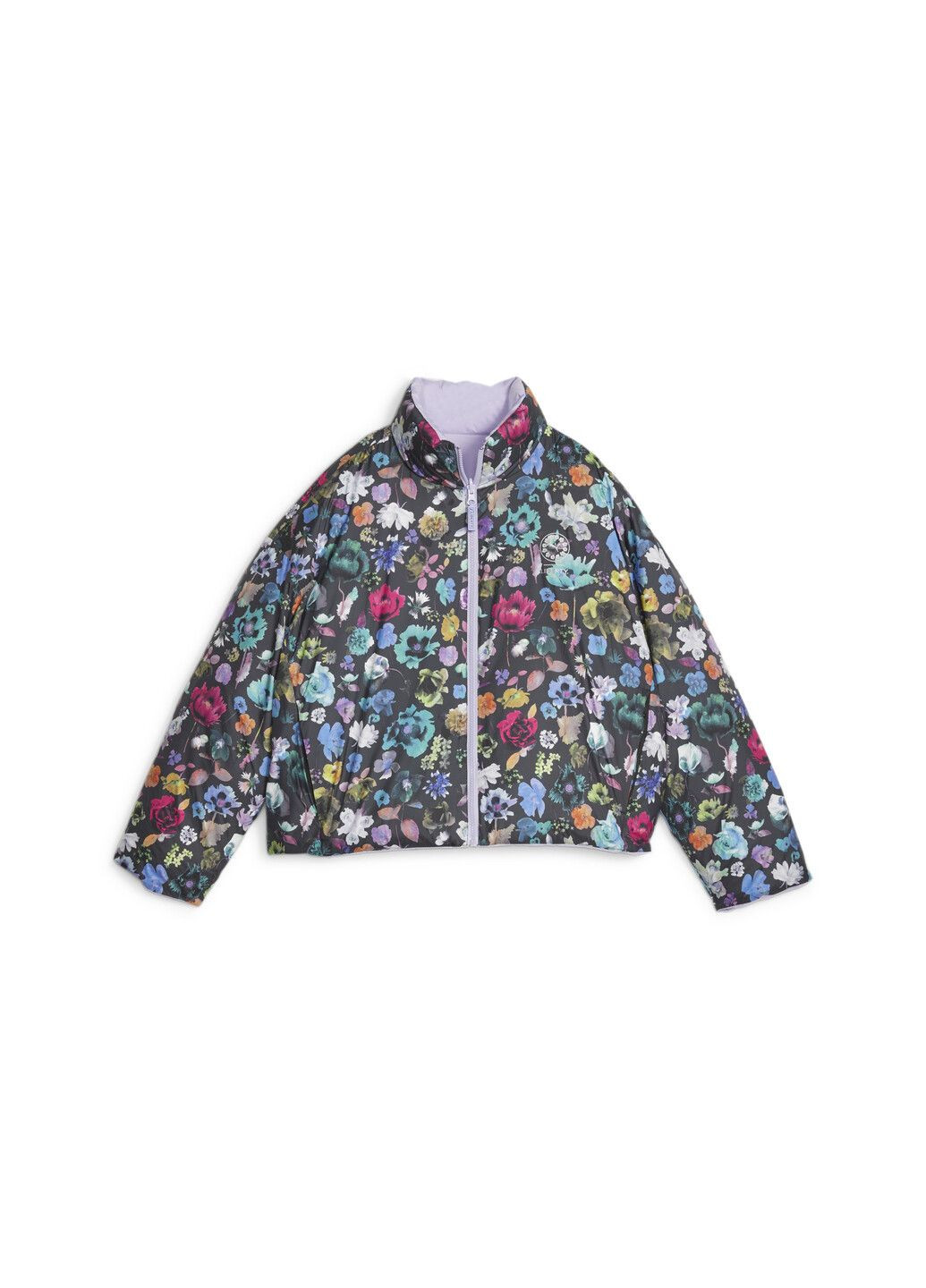Фіолетова демісезонна куртка x liberty women’s reversible puffer jacket Puma