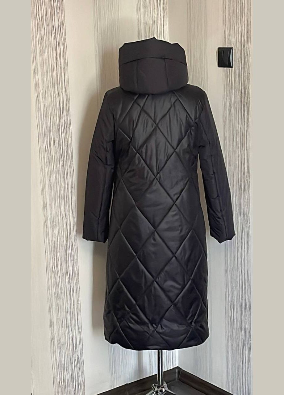 Черная зимняя зимняя женская куртка парка SK