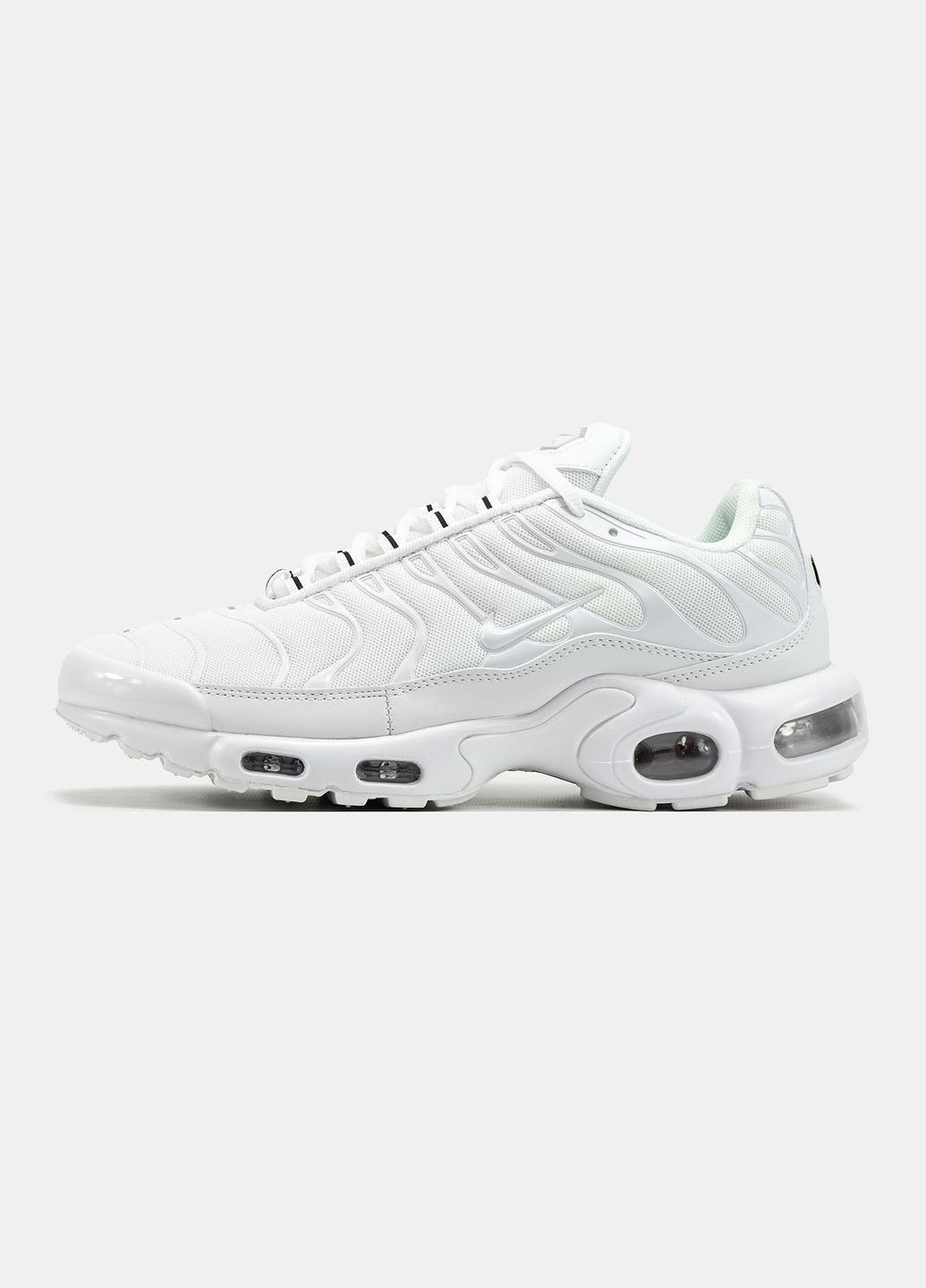 Белые демисезонные кроссовки мужские nike No Brand Air Max Tn Plus