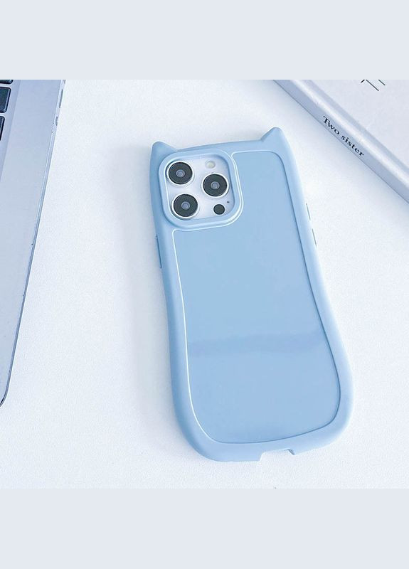 Чохол з шнурком Cat with straps для iPhone 16 Pro Max (6.9") Blue Getman (330578855)
