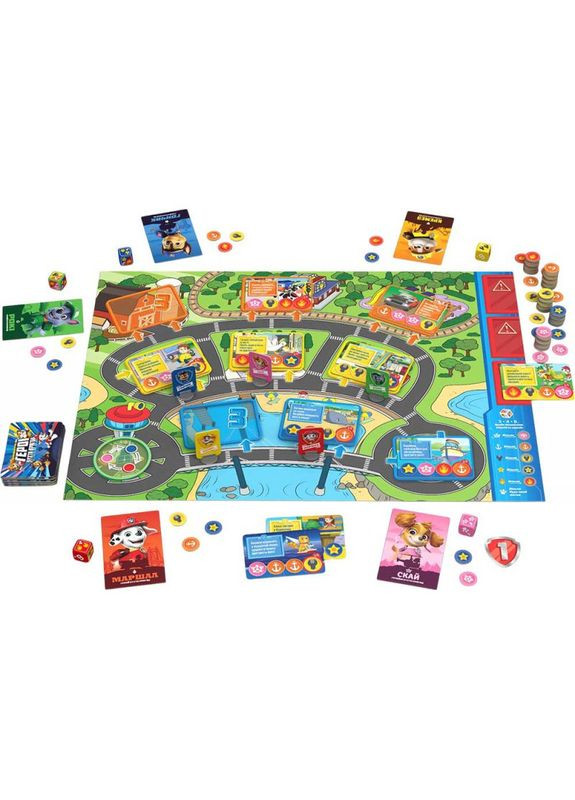 Настільна гра Щенячий Патруль: Герої Бухти Пригод (Paw Patrol: Heroes Of Adventure Bay) (укр) ( ) ROZUM R080UA (370762641)