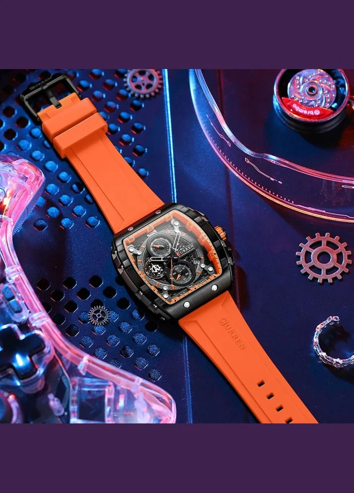 8442 Black-Orange китай минеральное Curren (323015626)