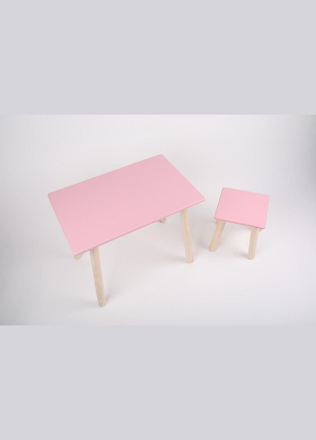 Дитячий набір стіл та стілець Розовий. Екопродукт. HM furnitura (330605631)
