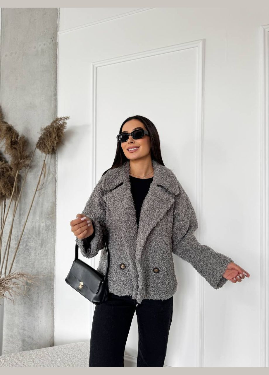 Женская короткая шуба из букле Fashion (306812613)