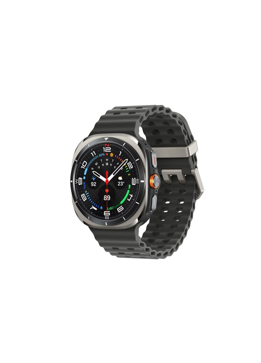 Смарт-часы Galaxy Watch Ultra (2025) 47мм e-SIM (L705) 1.5", 480x480, sAMOLED, BT 5.3, NFC, 2/64ГБ, серебристый титановый Samsung (362215104)