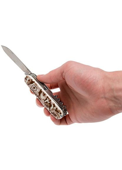 Комплект Нож Huntsman 1.3713.941 + Чехол с фонариком Police Victorinox (317307024)