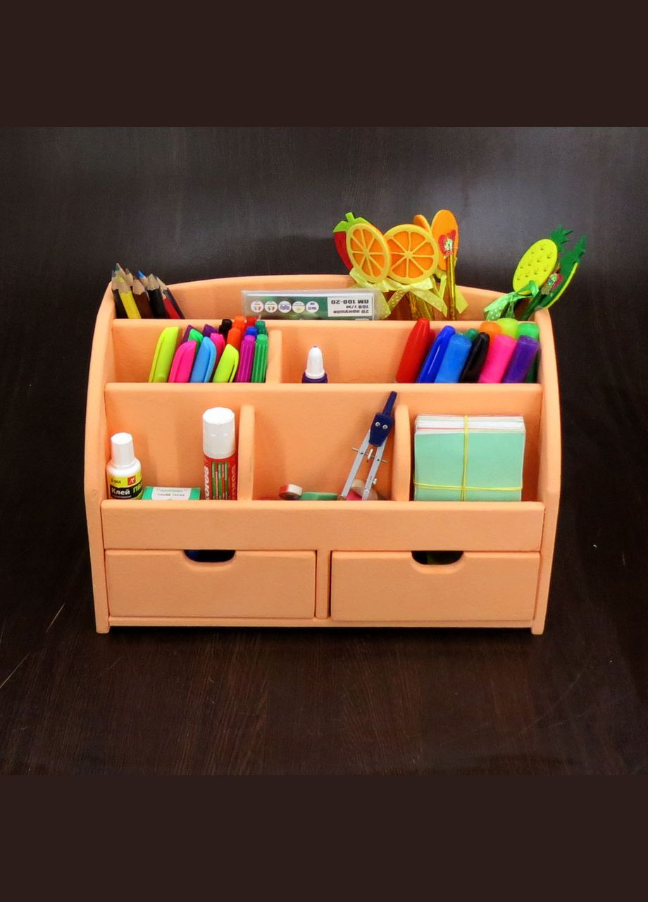 Настольный органайзер из дерева Эдгар грейпфрут (КНЦ-001354) No Brand (328225717)