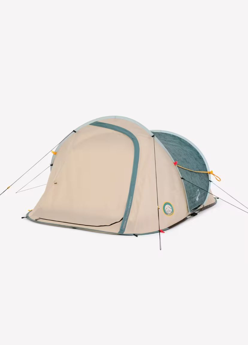 Швидкозбірний Туристичний Намет (Двомісний) ARPENAZ Водонепроникний Бежевий Quechua (335052947)