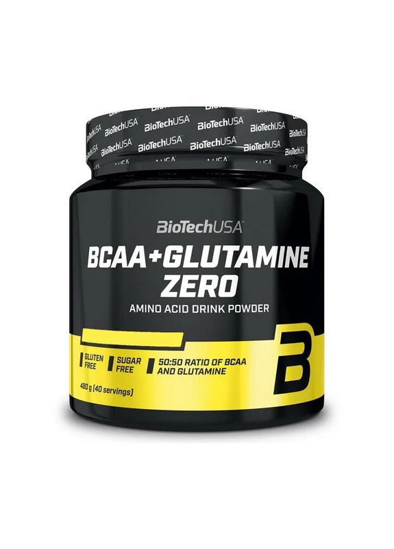 BCAA+Глютамин ZERO BCAA+Glutamine ZERO лимон 480 г Biotech (362027191)