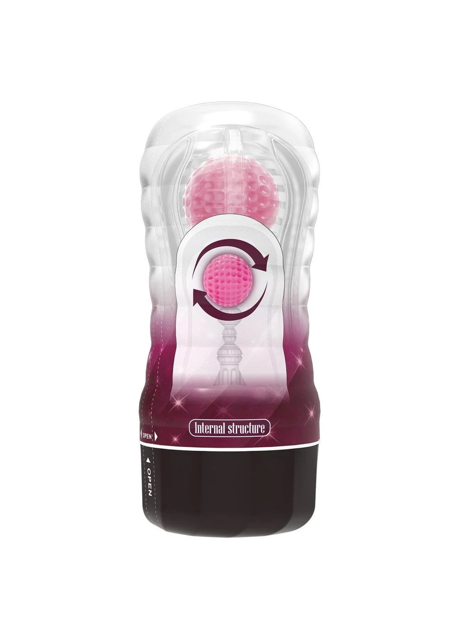 Прозрачный мастурбатор вагина VACUUM CUP MASTURBATOR Black Hole ABS TPR Pretty Love (383071225)
