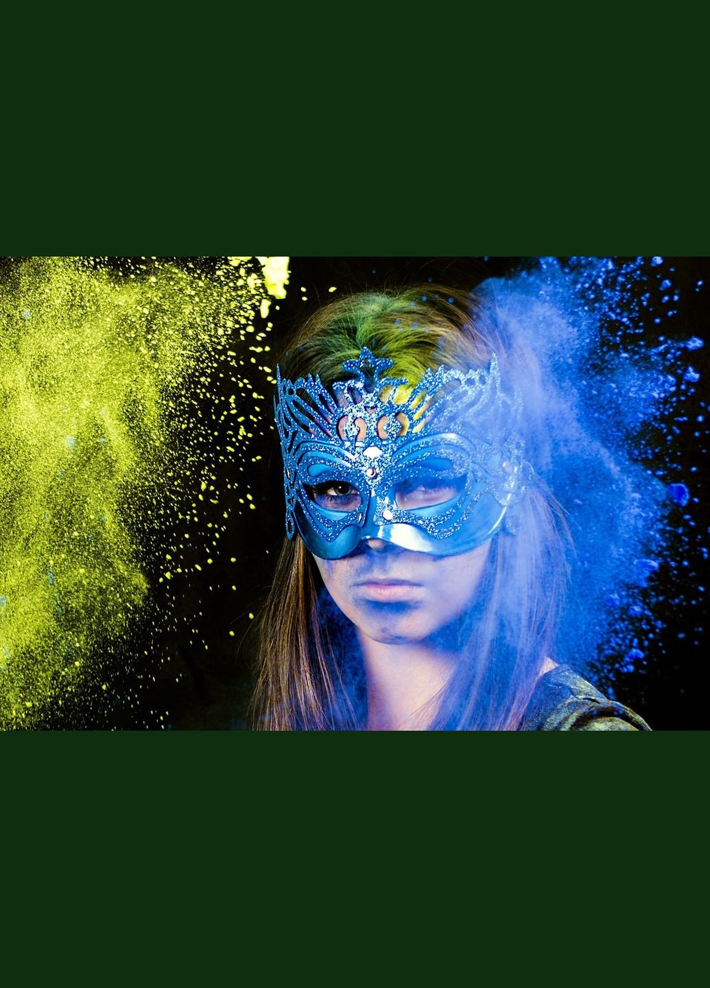 Синяя Краска Холи Гулал, 1 кг, сухая порошковая краска для фестивалей, флешмобов, фотосессий, на вес от 1 кг No Brand (332785784)