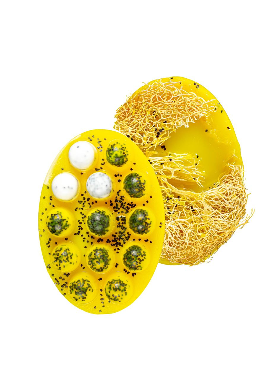 Натуральне мило скраб з люфою з ароматом лайму Top Beauty (302722297)