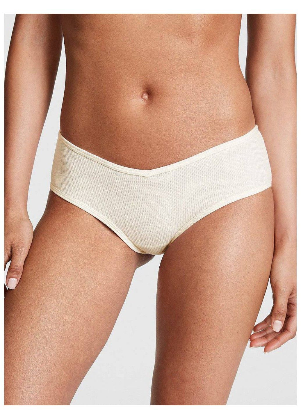 Бавовняні Трусики Cotton Cheekster Panty Beige Victoria's Secret (317788996)