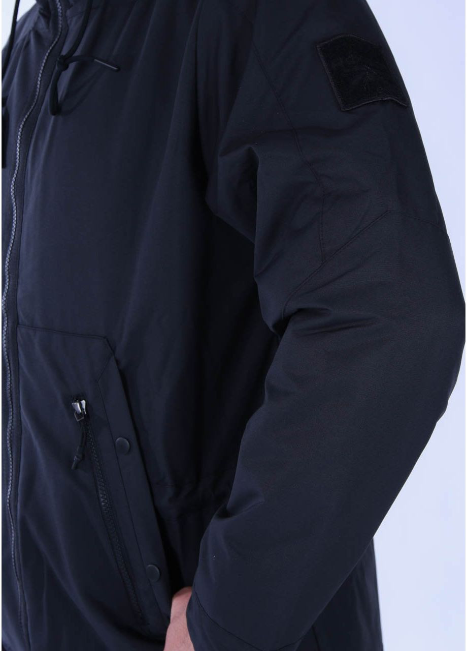 Чорна демісезонна одяг чоловічий куртка 020425 ов чорний ft0684sk сша l(р) Reebok