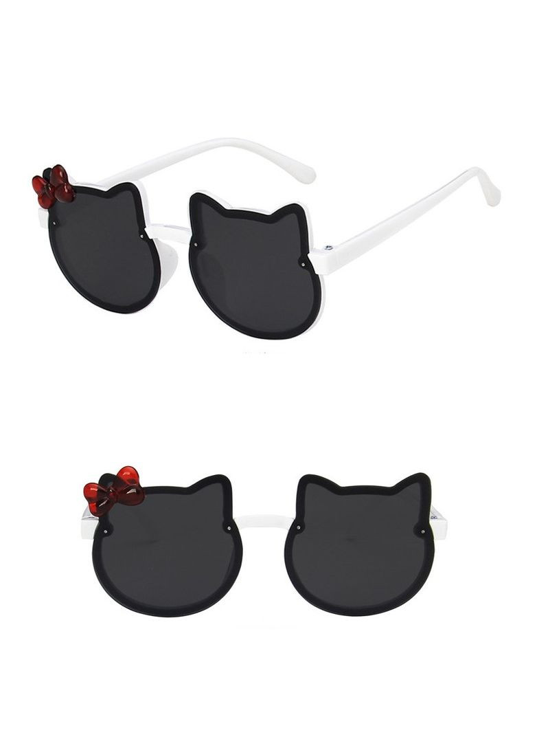 Дитячі сонцезахисні окуляри кітті Honey Fashion Accessories білий/чорний (4-51) No Brand (300529917)