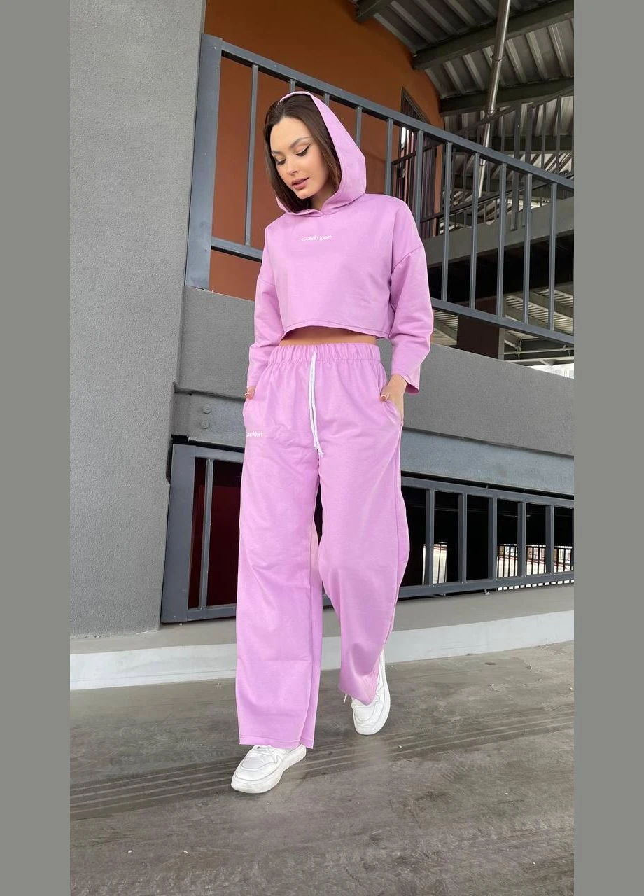 Жіночий Спортивний костюм бузковий No Brand (353849088)