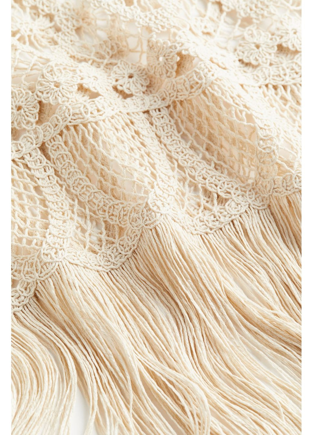 Бежевая повседневная однотонная юбка H&M