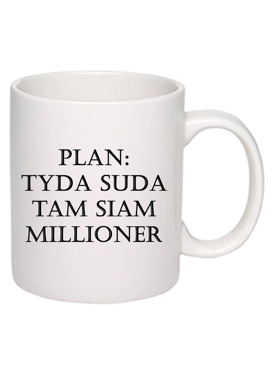 Чашка с печатью "Millioner" 330 мл ( ) (29272) No Brand (358210432)