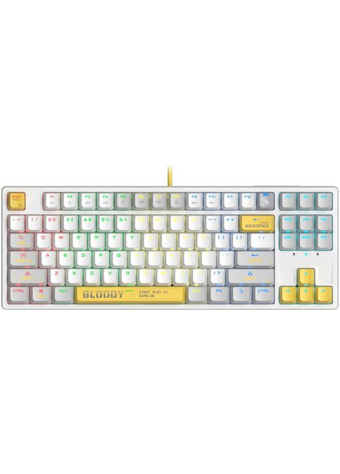 Проводная клавиатура Bloody S87 BLMS Red Plus Switch Energy White (S87 Energy White) A4Tech (339083328)