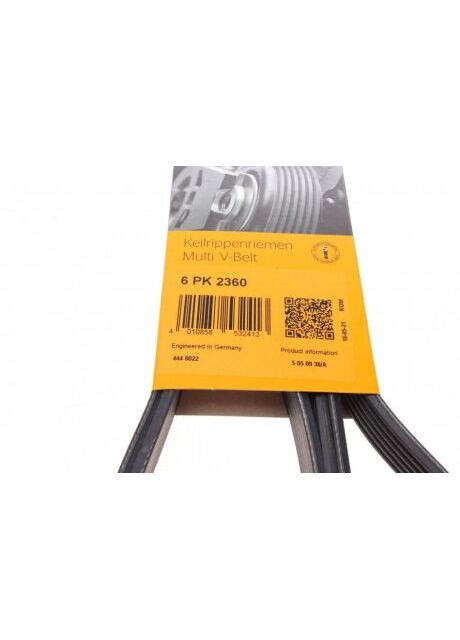 Ремень генератора MB W124/W164 CONTINENTAL 6PK2360 RU63 ContiTech (366207808)