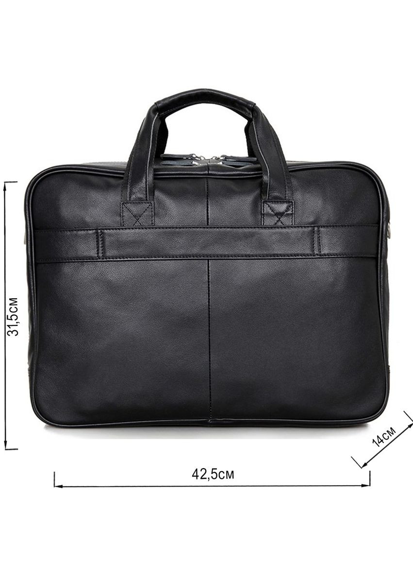 Сумка чоловіча 14398 для ноутбука 17 дюймів Чорна Vintage (331907824)
