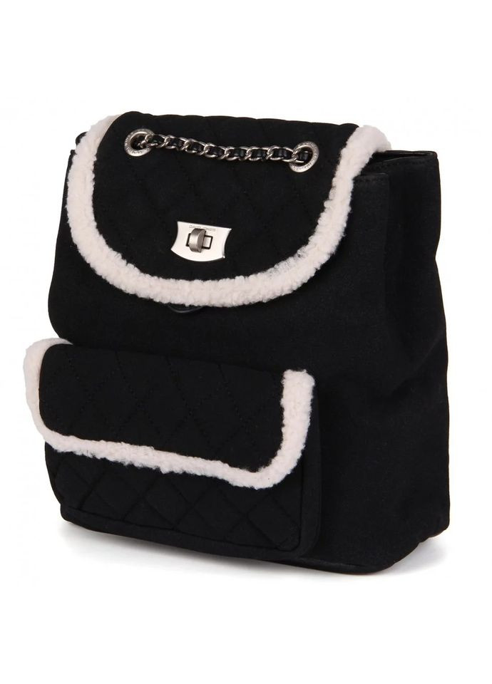 Жіночий Плюшевий рюкзак 7755 | Зимовий рюкзак еко-шкіра, еко-замш David Jones (365968592)