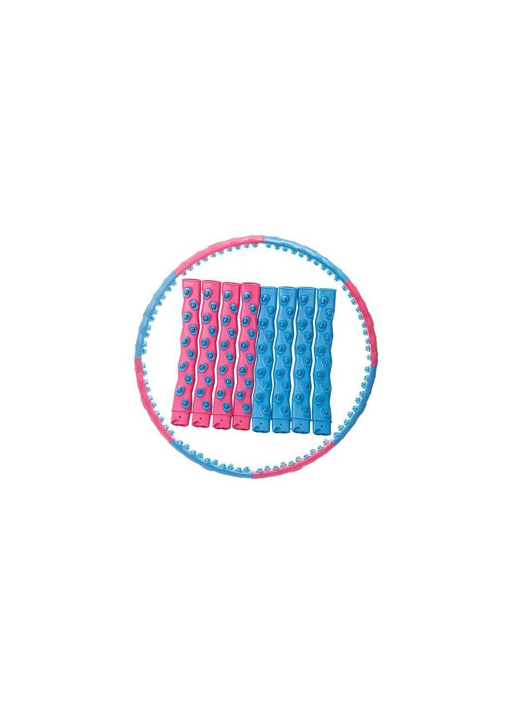 Масажний обруч Super Wide 3002 Рожево-блакитний, No branding (33429116) No Brand (322734119)