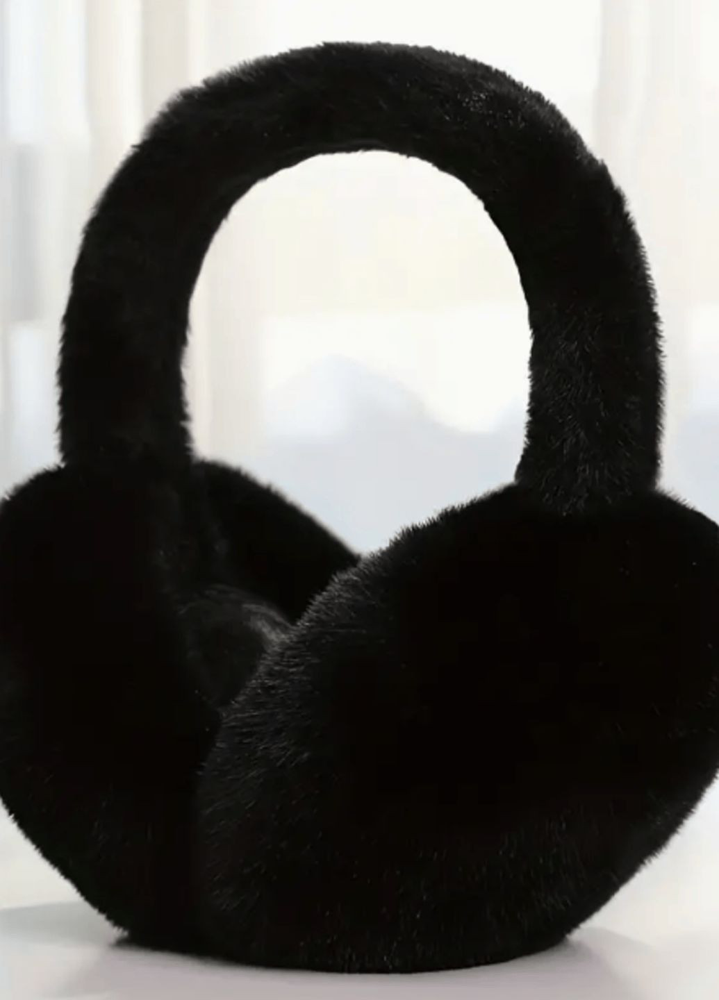 Теплі навушники бежеві хутро хутро замшеві вушка дитячі вушка бежеві зимові навушники хутряні вушка жіночі на зиму No Brand (311313961)