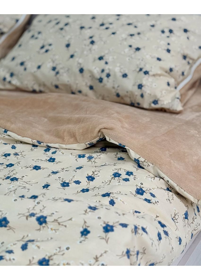 Постельное белье двуспальное Home Сатин Плюш 21244 180х215 см DUSHKA (366574527)