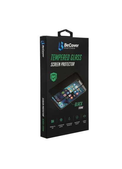 Скло захисне (708148) BeCover Poco M5 4G Black (366662865)