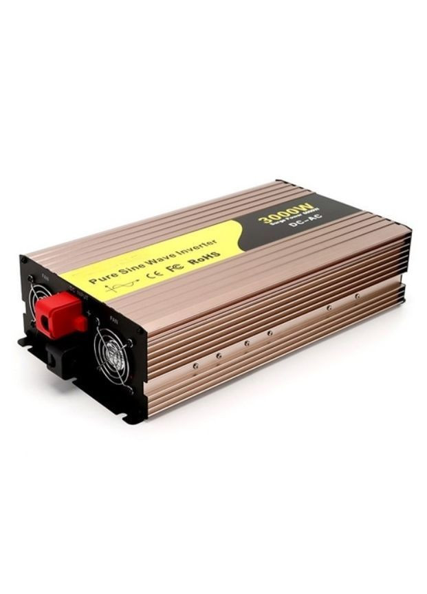 Перетворювач автомобільний інвертор Pure Sine Wave Inverter 12В-220В 3000W з чистою синусоїдою (2104618828) No Brand (370606373)