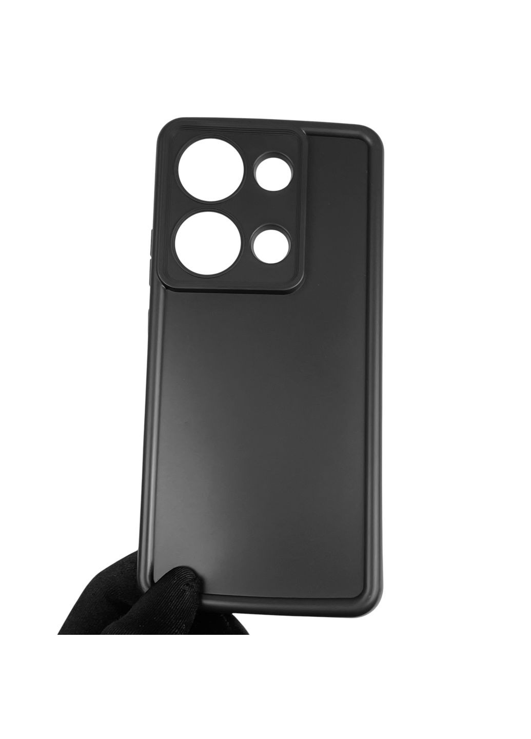 Чохол силіконовий Soft Touch для Redmi Note 13 Pro 4G чорний (Повний захист камери) Xiaomi (366389958)